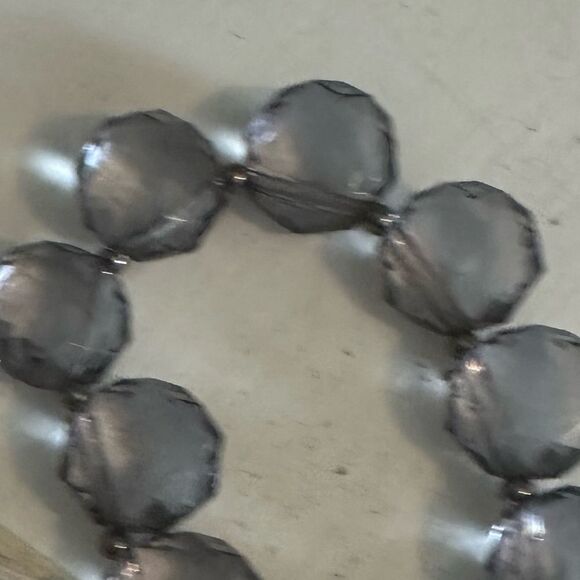 Large Crystal Beaded‎ Stretchy Bracelet - Picture 11 of 13